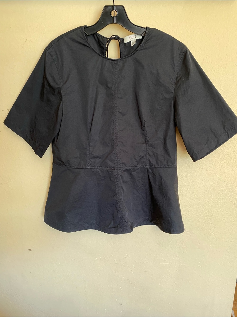 COS Cotton Peplum Top
